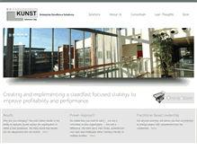 Tablet Screenshot of kunstsolutions.com